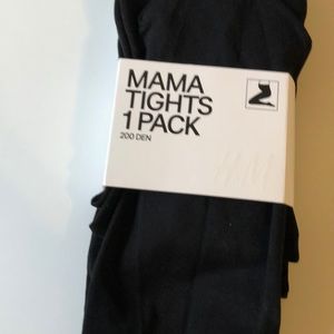 Maternity black tights